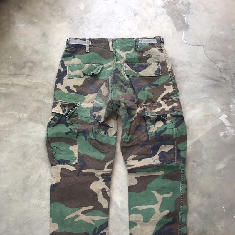 Us Army Pants Pants Pants Woodland ลายพราง BDU / กางเกงคาร์โก้ Us Army ไม่ใช่ m65 og107