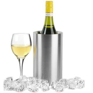 [HELLERY1] 2L Stainless Steel Ice Bucket for Beer Wine Champagne Cooler Bar Accessory