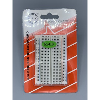 โฟโต้บอร์ด SOLDERLESS BREADBOARD บอร์ดทดลอง (E.I.C)400 รูขนาดเล็ก