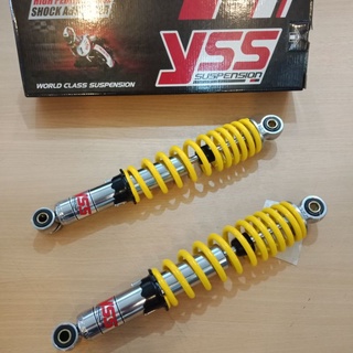 โช้คหลัง (YSS)  NICE U BOX WAVE110I/125I13(320mm.) สีเหลือง CHROME/YELLOW รหัสสินค้า:RD220-320-23-14รหัสบาร์โค้ด:041920