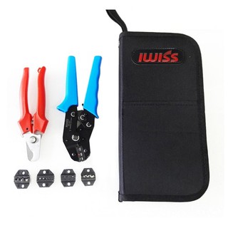 ชุดคีมหนีบหางปลา IWISS SN-02C,0.25-2.5mm.