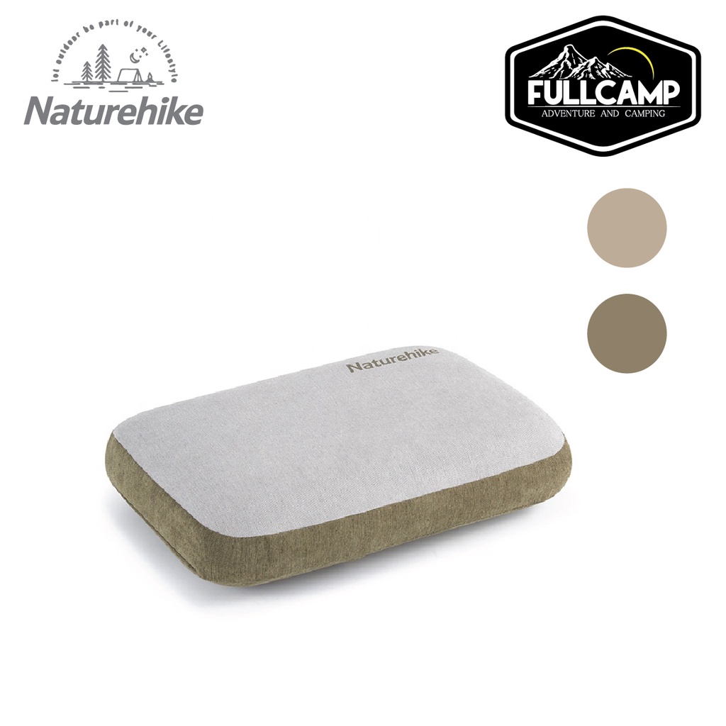Naturehike Memory Foam Comfort Square Pillow หมอนเเคมป์ปิ้ง หมอนพองลมอัตโนมัติ สามารถพับเก็บได้ หมอนเมมโมรี่โฟม