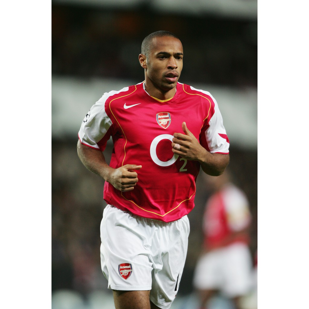 โปสเตอร์ เธียรี่ อองรี Thierry Henry อาร์เซนอล Arsenal The Gunner วอลเปเปอร์ poster ฟุตบอล Football 