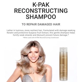 Joico KPak Reconstructing Shampoo 300ml. จอยโก้ เคแพค แชมพูสำหรับผมเสียมาก Joico k-pak