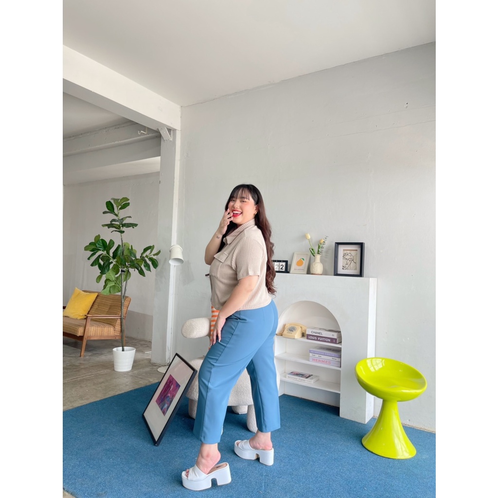 กางเกงขากระบอกเล็ก รุ่น Mollypants03 : Plussizebymolly