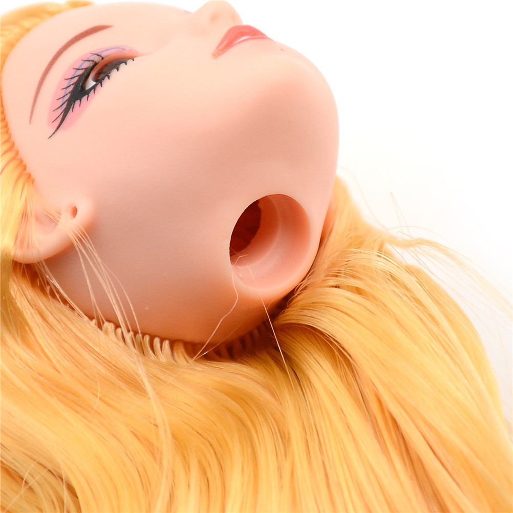 Purpleredto3D Eyes Head Nake Joints Body Doll Head Toys For Dolls Girls