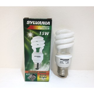 หลอดไฟ SYLVANIA MINI-LYNX TWISTER 15W E27 ( แพค 6 ดวง )