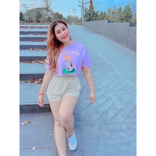 เสื้อครอปสกรีนลายน้องหมาDog Lover