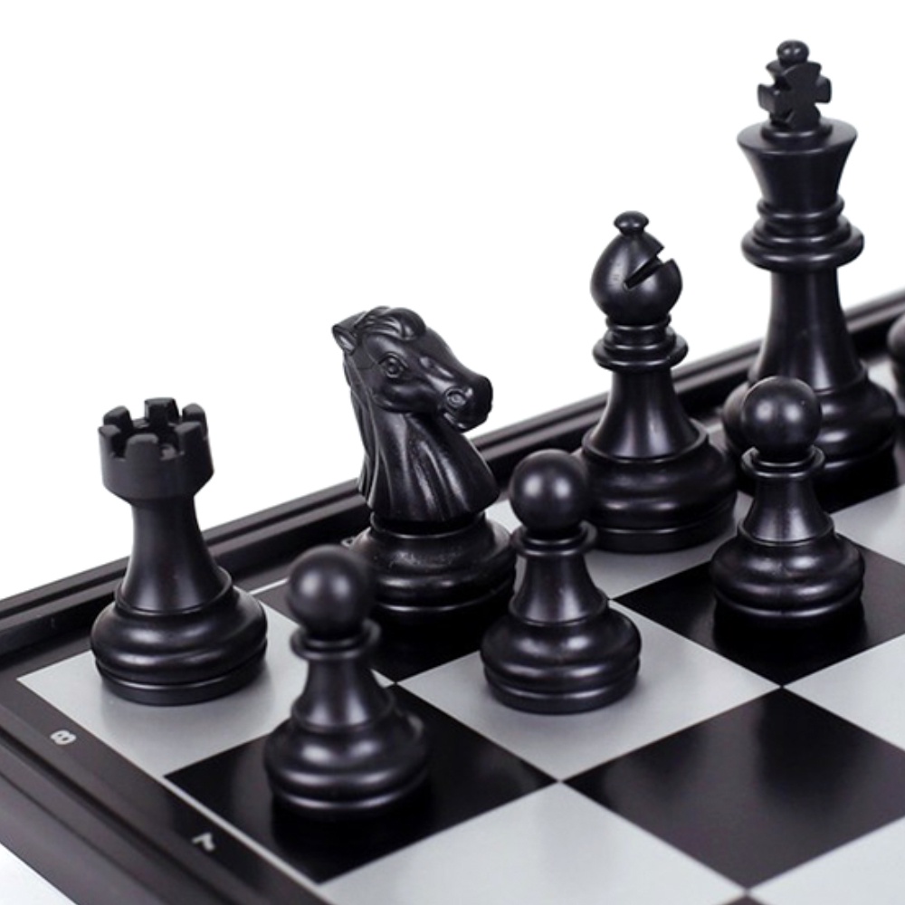 หมากรุกสากลแม่เหล็ก Black&White Magnetic Chess ของเล่น เด็ก บอร์ดเกม รูปที่ 3