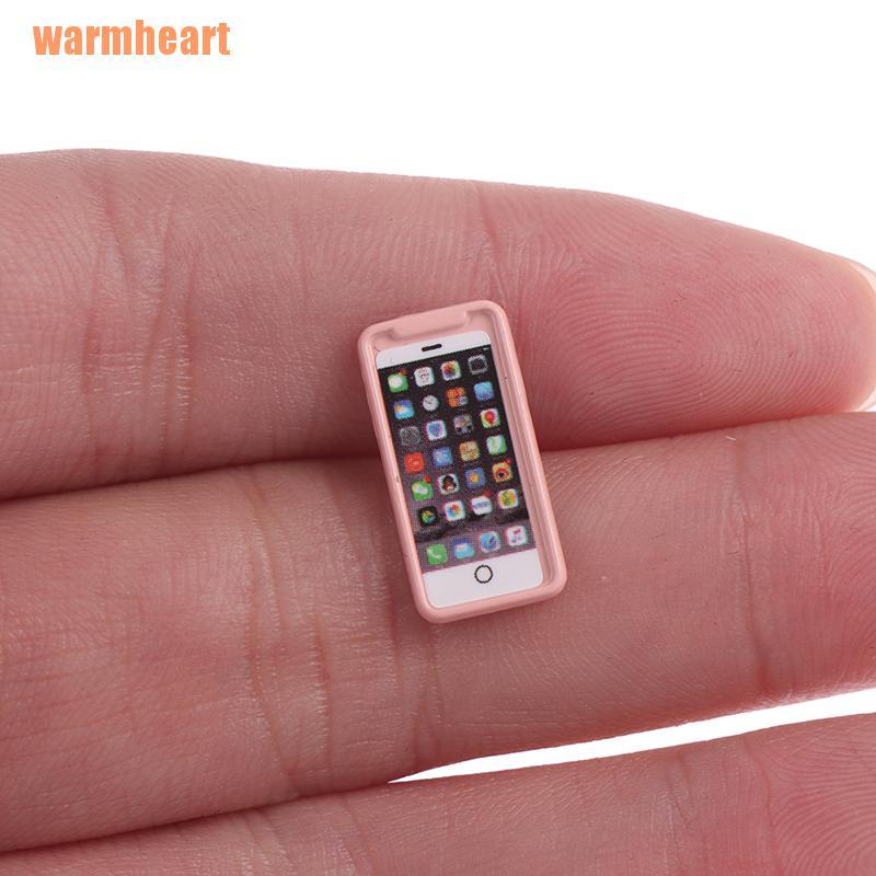 Warmheart โทรศัพท์บ้านตุ๊กตา ขนาดเล็ก สเกล 1/12
