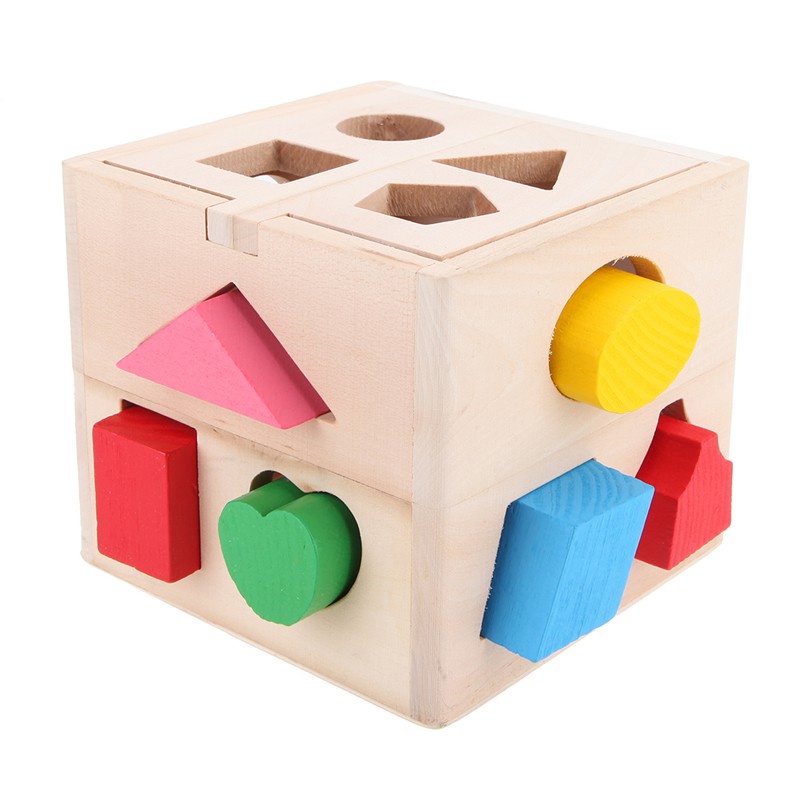 1 Pcs Geometric building blocks toys early education enlightenment ...
