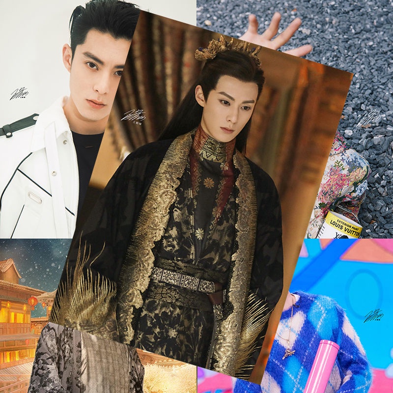 Dylan Wang อาหารทะเลใหม่ Dylan Wang Haine Love ระหว่างนางฟ้าและปีศาจ Cang Lan Jue การเขียนแผ่นพับครอ