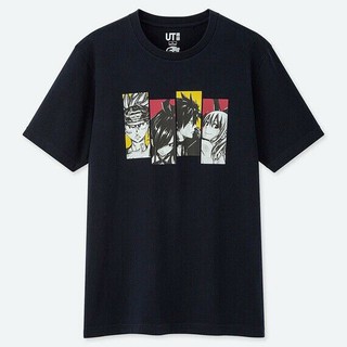 เสื้อยืด UNIQLO New Spot Fashion Trend Personalized Printing Mens and Womens T-shirts