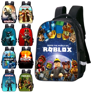 (พร้อมส่ง) Roblox กระเป๋าเป้สะพายหลัง กระเป๋านักเรียน ลายการ์ตูน สไตล์เกาหลี สําหรับเด็กผู้หญิง และผู้ชาย