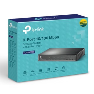 TL-SF1009P Desktop Switch with 8-Port PoE+ (9-Port 10/100 Mbps) TP-Link