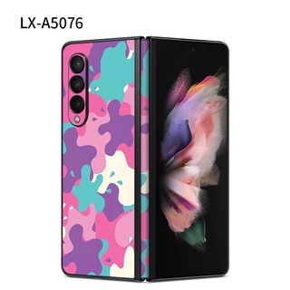 36-[สติกเกอร์น่ารัก ปรับแต่งได้] สติกเกอร์ฟิล์มป้องกันรอย สําหรับ Samsung Galaxy Z Fold 4 Fold 3 Fold 2 Fold 1