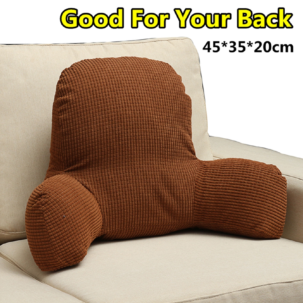 Bed Rest Pillow Arm Rest Back Support Cushion Bedrest Reading
