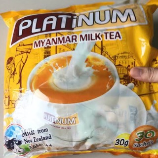 ชานมพม่า platinum myanmar milk tea