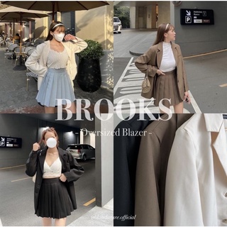 KINDARARE - BROOKS Oversized Blazer (พร้อมส่ง มี 4ไซส์) นางแบบใส่ size *XL*