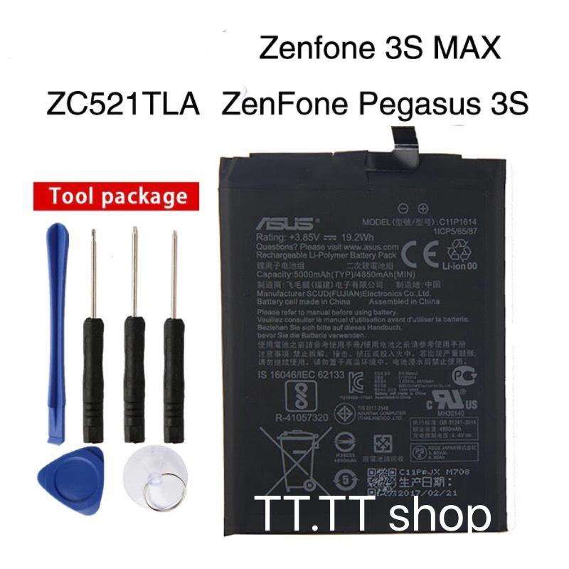 แบตเตอรี่ asus ZenFone 3 MAX  ZC521T C11P1614 พร้อมชุดถอด