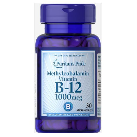Methylcobalamin Vitamin B-12 1000 mcg [ 30 เม็ด ] Puritan's Pride Vitamin b12 1000 mcg