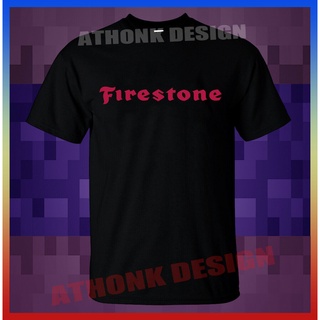 เสื้อยืดสีขาวเสื้อยืด พิมพ์ลาย FIT for FIRESTONE TIRE UNISEX สําหรับผู้ชายS-4XL