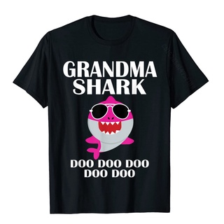 Grandma Shark Shirt Doo Doo Mothers Day Grandma Christmas T-Shirt Designer MenS Top T-Shi