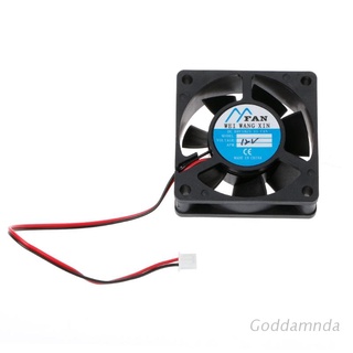 GODD  60mm×60mm×20mm DC 12V 2-Pin Cooler Brushless Axial PC CPU Case Cooling Fan 6020