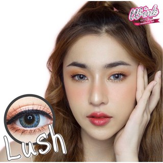 1 คู่ บิ้กอายตาโต สายแบ๊ว สายสวยหวาน ต้องมี รุ่น Lush Gray แบรนด์ Wink Contact Lens ขนาด 14.5  สีเทา ค่าสายตาปกติ