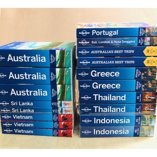 Lonely planet (2017-2020 version) Portugal  Bali, Lombok &amp; Nusa Greece Australia Thailand Sri Lanka Vietnam Indonesia