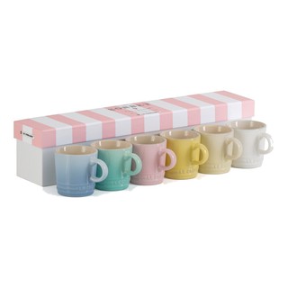 Cool color LeCreuset ice cream mug coffee cup red tea cup tableware macaron six-piece porcelain