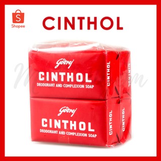 (แพ็ค 4 ก้อน) สบู่ซินทอล CINTHOL สูตรดั้งเดิมขนาด 100 กรัม