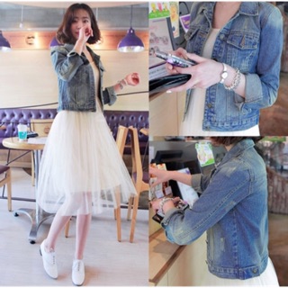 Jacket jean size s-4XL