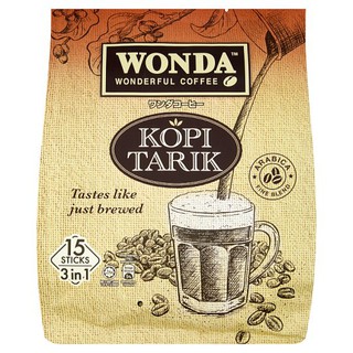 Wonda 3 in 1 Kopi Tarik 15 แท่งแพ็ค x 25 กรัม