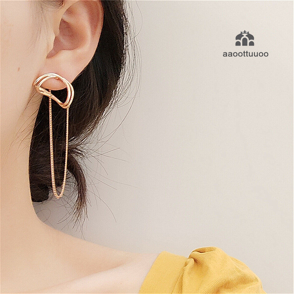 Trendy Geometric Women Dangle Earrings Asymmetric Earrings Pendants