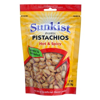 ซันคิสท์พิสทาชิโอรสเผ็ด 150กรัม Sunkist Pistachio Flavor Spicy 150g.