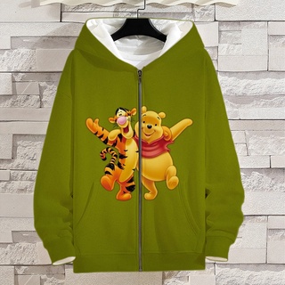 2022 New The Tigger Movie Hoodies Men Women Sweatshirts 3D Print Streetwear Casual Pullover Fashion Zip Tops