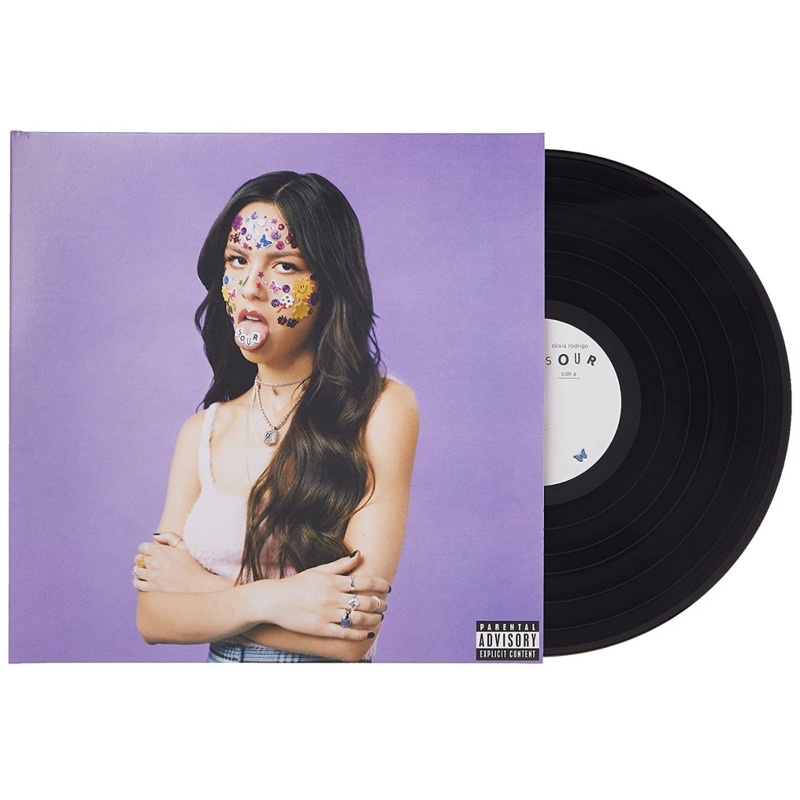 แผ่นเสียง Olivia Rodrigo – Sour ,Black Vinyl, LP, Album, mexico มือหนึ่ง ซีล