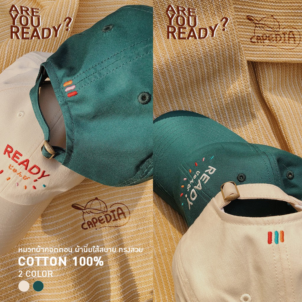 READY CAP- หมวกแก๊ป ผ้าลูกฟูก มี 6 สี️ - Capedia - capedia.shop - ThaiPick