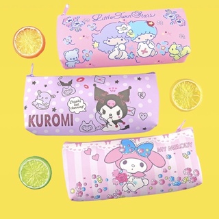 SANRIO กระเป๋าเครื่องเขียนกระเป๋าดินสอลายการ์ตูน Melody Cinnamoroll LittleTwinStars กระเป๋าดินสอ sanrio