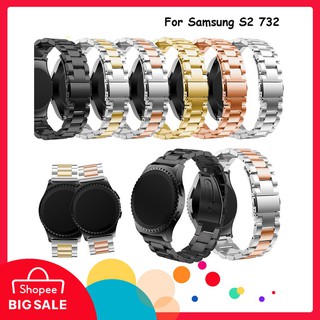 สายนาฬิกาข้อมือโลหะสําหรับ samsung gear s 2 classic sm - r 732