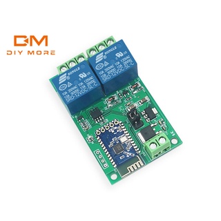 Diymore โมดูลรีเลย์บลูทูธ 2Ch Dc5V/12V สําหรับโทรศัพท์มือถือ