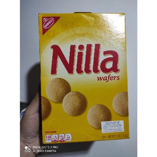 1กล่อง Nabisco Nilla Wafers 311g สีเหลือง