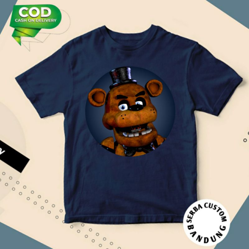 Fnaf (Five Nights at Freddys) เสื้อยืดเด็กวัสดุพรีเมี่ยม