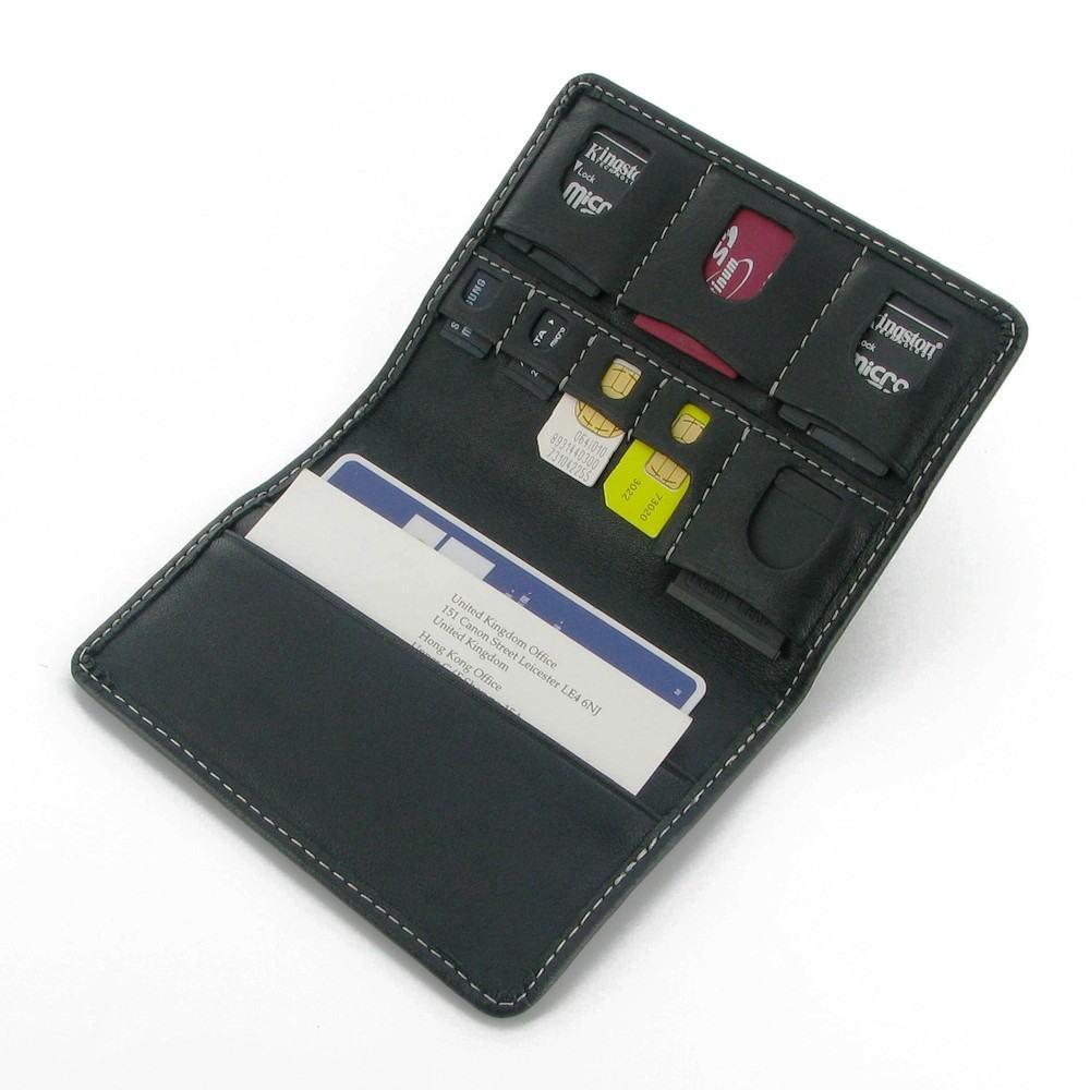 ซองหนังแท้ PDair Genuine Leather Card Wallet (สำหรับใส่ Sim Card , SD Card)