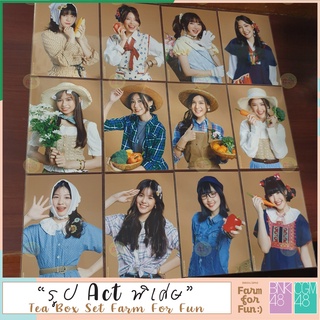 รูปสุ่มกล่องชา รูป Act พิเศษ Tea Box Set BNK48 Farm For Fun และการ์ดข้อความลายมือเมมเบอร์ (Digital)