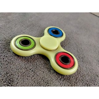 Fidget spinner ลูกปืนเซรามิก ฟิทเก็ทสปินเนอร์เรืองแสง