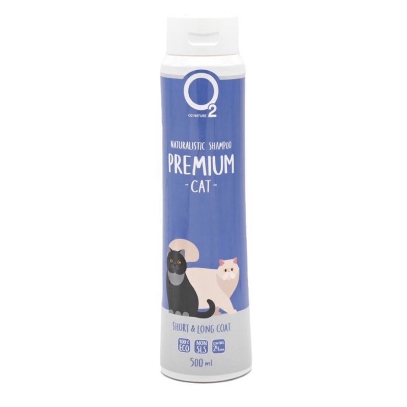 O2 Premium Cat shampoo 500 ML