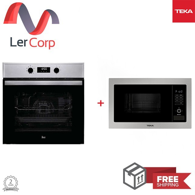 [0% 10 เดือน] (Teka) เตาอบมัลติฟังก์ชั่น 60 ซม. (HBB 635) + ไมโครเวฟ+ย่าง MWE 255 FI
