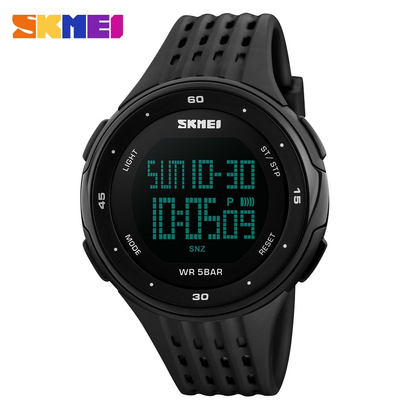 SKMEI 1219 นาฬิกาอิเล็กทรอนิกส์สำหรับผู้ชายที่ขายดีที่สุด, นาฬิกาแฟชั่นมัลติฟังก์ชั่น, นาฬิกาอิเล็กทรอนิกส์แบบกำหนดเองสำหรับกีฬากลางแจ้ง